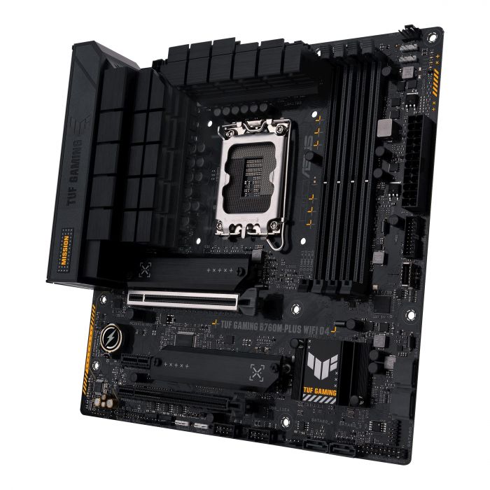 Материнcька плата ASUS TUF GAMING B760M-PLUS D4 s1700 B760 4xDDR4 M.2 HDMI DP mATX