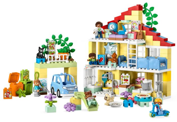 Конструктор LEGO DUPLO Town Сімейний будинок 3 в 1