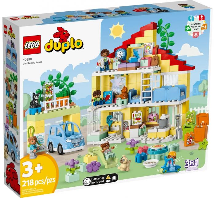 Конструктор LEGO DUPLO Town Сімейний будинок 3 в 1