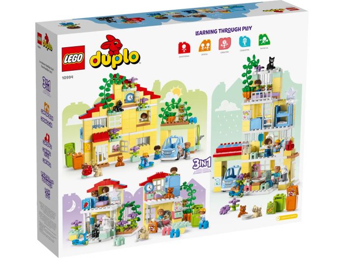 Конструктор LEGO DUPLO Town Сімейний будинок 3 в 1