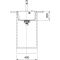 Кухонна мийка Franke Centro CNG 610-39/114.0630.400/фраграніт/необоротна/440х500х200/врізна, врівень зі стільницею/білий
