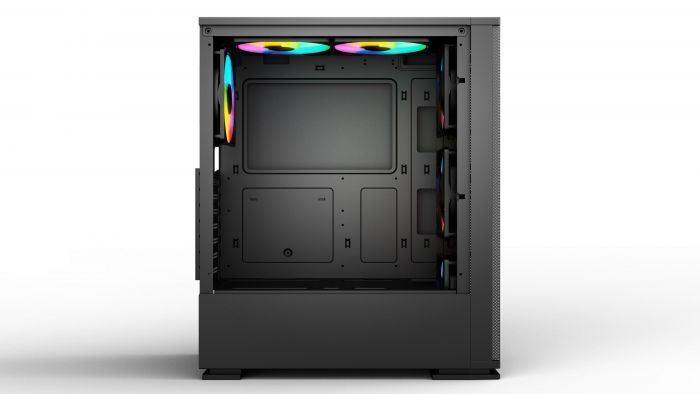 Корпус 2E Gaming Spargo Neo GX910N, без БЖ, 2xUSB3.0, 1xUSB2.0, 1x120mm ARGB, ARGB strip, TG Side Panel, ATX, чорний