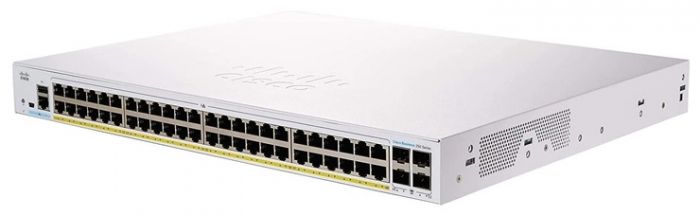 Комутатор Cisco CBS220 Smart 48-port GE, PoE, 4x1G SFP