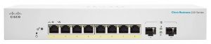 Комутатор Cisco CBS220 Smart 8-port GE, PoE, Ext PS, 2x1G SFP