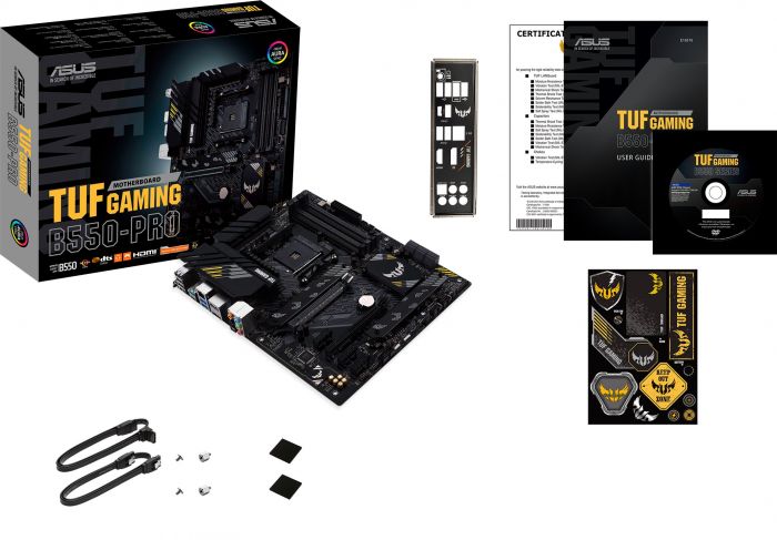 Материнcька плата ASUS TUF GAMING B550-PRO sAM4 B550 4xDDR4 M.2 HDMI DP ATX