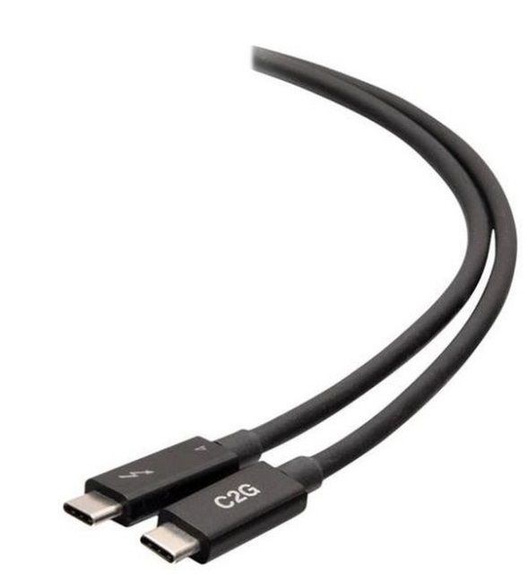 Кабель C2G USB-C Thunderbolt 4 2.0м активний 40Гбс чорний