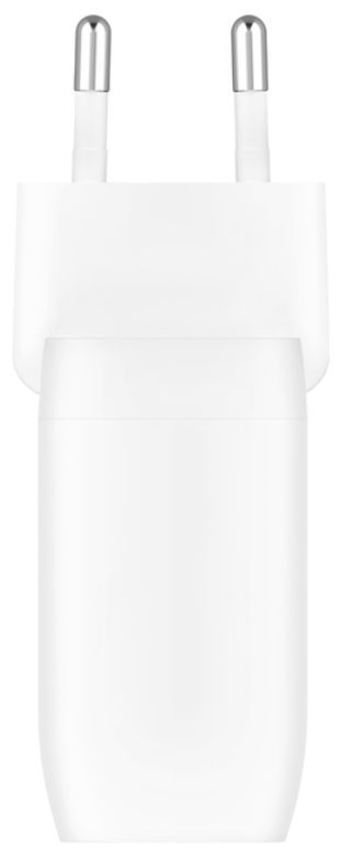 Зарядний пристрій мережевий Belkin 30Вт 2хUSB-С PD PPS, білий