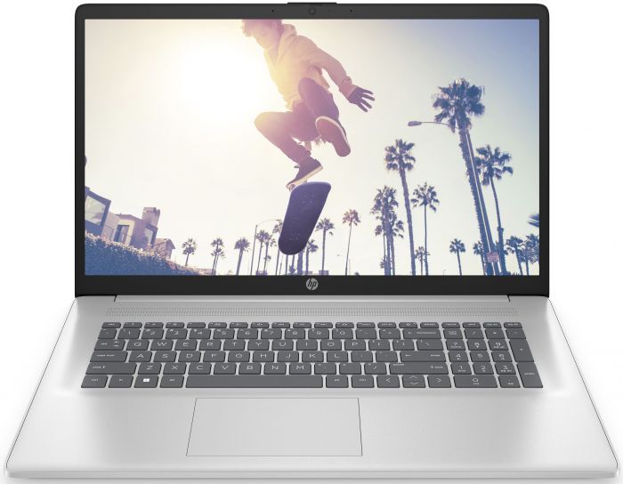 Ноутбук HP 17-cn0042ua 17.3" FHD IPS AG, Intel i7-1165G7, 16GB, F512GB, UMA, Win11, сріблястий