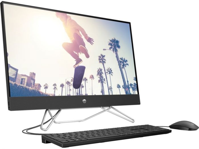 Комп'ютер персональний моноблок HP All-in-One 27" FHD IPS AG, AMD R5-5500U, 8GB, F512GB, UMA, WiFi, кл+м, DOS, чорний