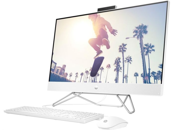 Комп'ютер персональний моноблок HP All-in-One 27" FHD IPS AG, AMD R5-5500U, 16GB, F512GB, UMA, WiFi, кл+м, DOS, білий