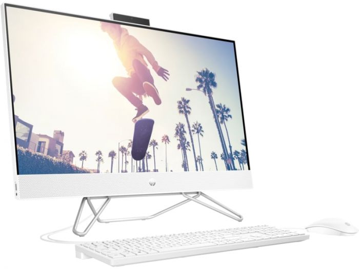 Комп'ютер персональний моноблок HP All-in-One 27" FHD IPS AG, Intel i3-1215U, 8GB, F512GB, UMA, WiFi, кл+м, DOS, білий