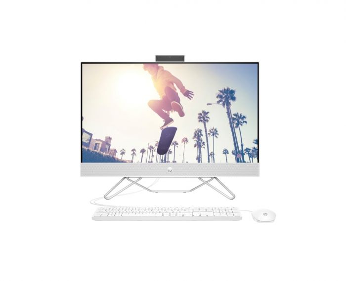 Комп'ютер персональний моноблок HP All-in-One 27" FHD IPS AG, Intel i3-1215U, 8GB, F512GB, UMA, WiFi, кл+м, DOS, білий