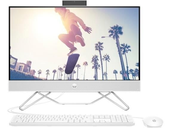 Комп'ютер персональний моноблок HP All-in-One 23.8" FHD VA AG, Intel i5-1235U, 8GB, F256GB, UMA, WiFi, кл+м, DOS, білий