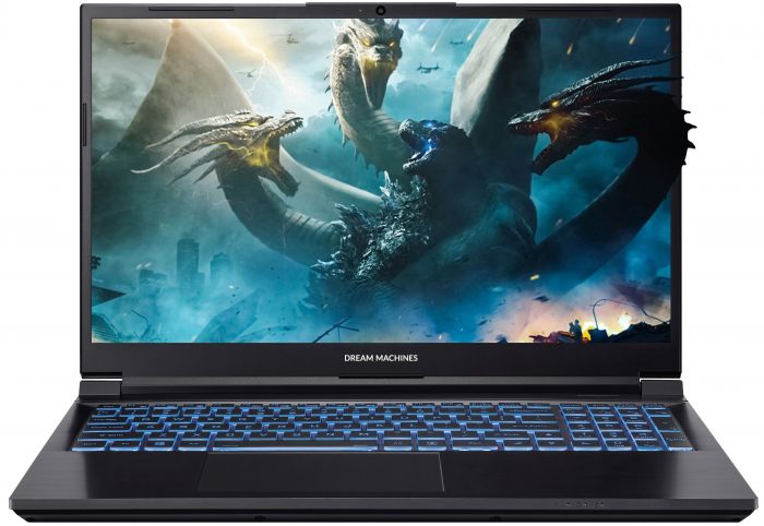 Ноутбук Dream Machines G1650-15 15.6FHD IPS, Intel i5-13500H, 16GB, F1TB, NVD1650-4, DOS, чорний