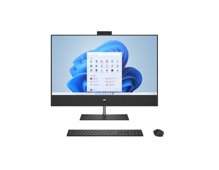 Комп'ютер персональний моноблок HP Pavilion 31.5" QHD IPS, Intel i5-12400T, 16GB, F512GB, NVD1650-4, WiFi, кл+м, DOS, чорний