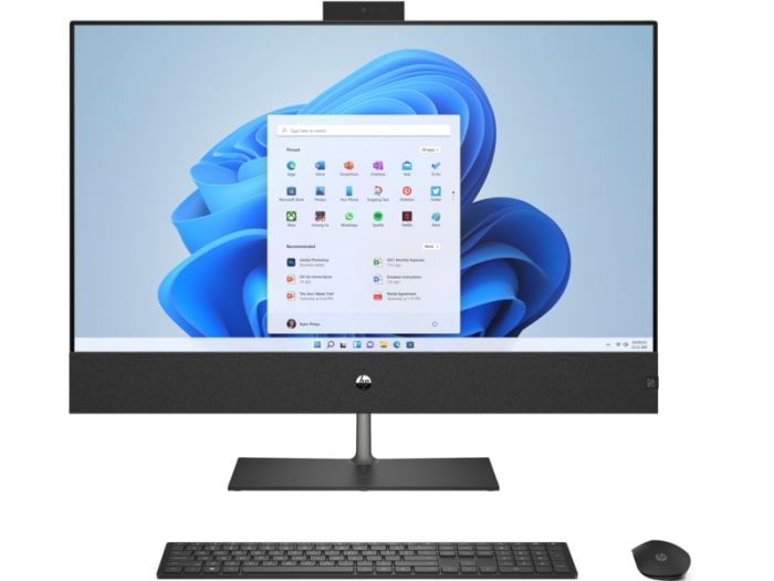 Комп'ютер персональний моноблок HP Pavilion 31.5" QHD IPS, Intel i5-12400T, 16GB, F512GB, NVD1650-4, WiFi, кл+м, DOS, чорний