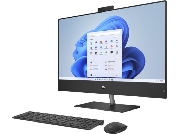 Комп'ютер персональний моноблок HP Pavilion 31.5" QHD IPS, Intel i7-12700T, 16GB, F512GB, NVD3050Ti-4, WiFi, кл+м, DOS, чорний