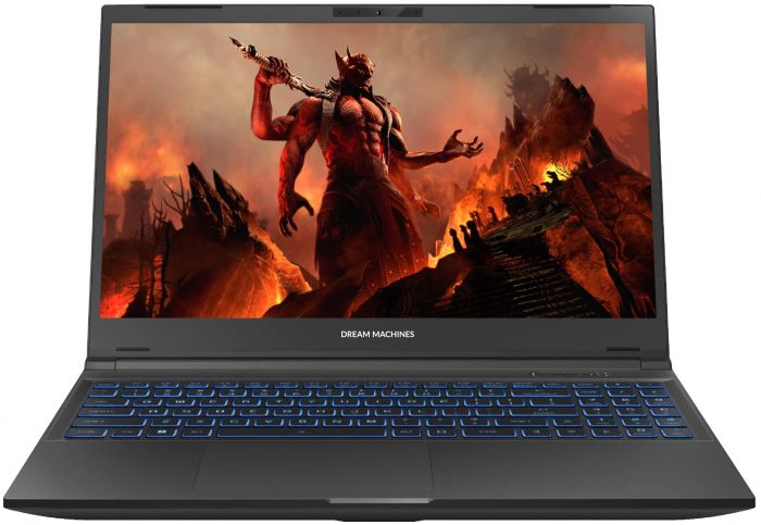 Ноутбук Dream Machines RG4050-15 15.6FHD IPS, Intel i7-13700H, 16GB, F1TB, NVD4050-6, DOS, чорний