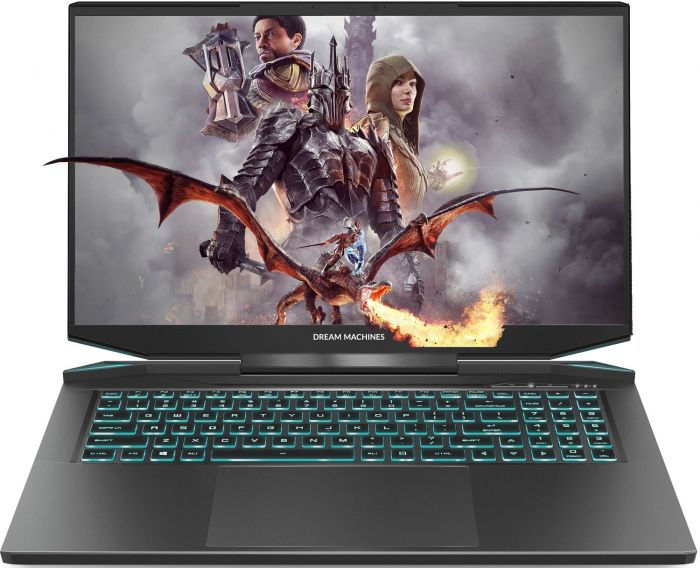 Ноутбук Dream Machines RG4050-17 17.3FHD IPS, Intel i7-13700H, 32GB, F1TB, NVD4050-6, DOS, чорний