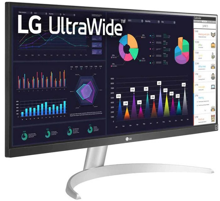 Монітор LG 29" 29WQ600-W HDMI, DP, USB-C, MM, IPS, 2560x1080, 21:9, sRGB 99%, FreeSync, HDR10