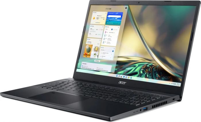 Ноутбук Acer Aspire 7 A715-76G 15.6" FHD IPS, Intel i5-12450H, 16GB, F1TB, NVD3050-4, Lin, чорний