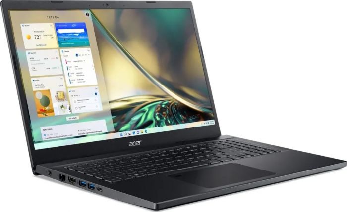 Ноутбук Acer Aspire 7 A715-76G 15.6" FHD IPS, Intel i5-12450H, 16GB, F512GB, NVD3050-4, Lin, чорний