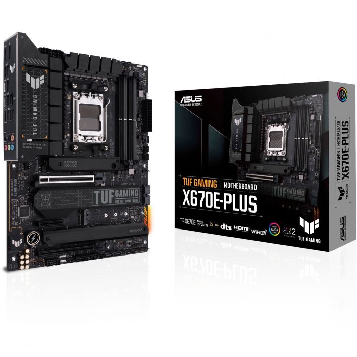 Материнcька плата ASUS TUF GAMING X670E-PLUS sAM5 X670 4xDDR5 M.2 HDMI DP ATX