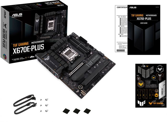 Материнcька плата ASUS TUF GAMING X670E-PLUS sAM5 X670 4xDDR5 M.2 HDMI DP ATX