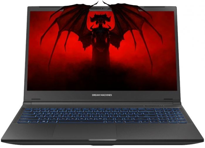 Ноутбук Dream Machines RT4050-15 15.6FHD IPS, AMD R7 7735HS, 32GB, F1TB, NVD4050-6, DOS, чорний