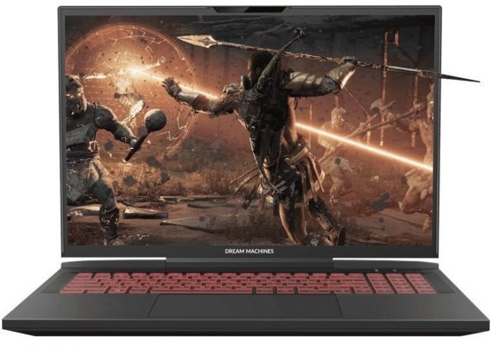 Ноутбук Dream Machines RX4080-17 17.3WQXGA IPS, Intel i9-13900HX, 32GB, F1TB, NVD4080-12, DOS, чорний