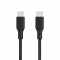 Кабель заряджання/синхронізації Belkin USB-С > USB-С 3м, 100Вт, плетений, чорний