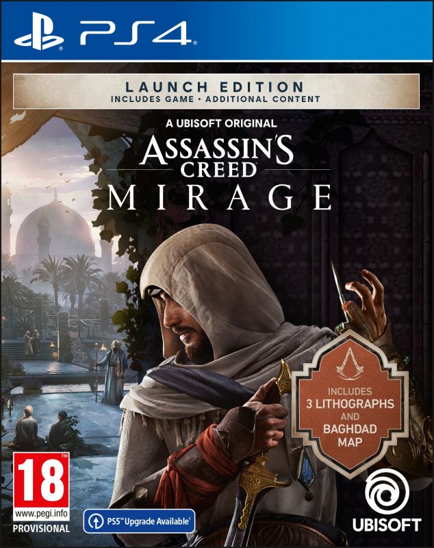 Гра консольна PS4 Assassin's Creed Mirage Launch Edition, BD диск