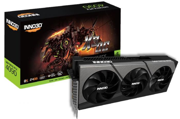 Відеокарта INNO3D GeForce RTX 4090 24GB GDDR6X X3 OC