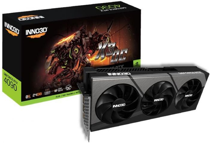 Відеокарта INNO3D GeForce RTX 4090 24GB GDDR6X X3 OC