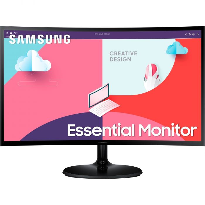 Монітор 27" Samsung S27C360E D-Sub, HDMI, VA, 75Hz, 4ms, CURVED