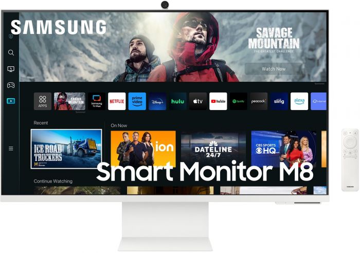 Монітор Samsung 32" 4K Smart Monitor M8 M80C HDMI, USB, USB-C, BT, VA, 3840x2160, 4ms