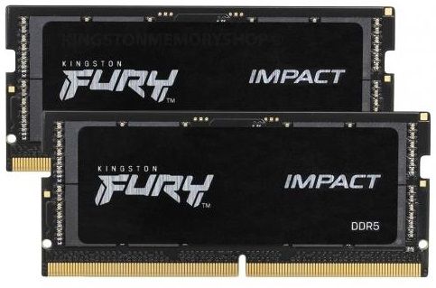 Пам'ять ноутбука Kingston DDR5 32GB KIT (16GBx2) 4800 FURY Impact
