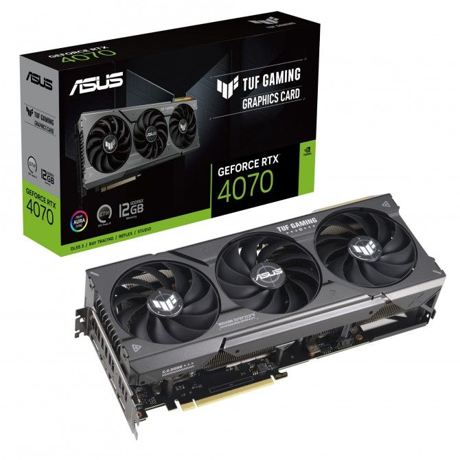 Відеокарта ASUS GeForce RTX 4070 12GB GDDR6X TUF GAMING TUF-RTX4070-12G-GAMING