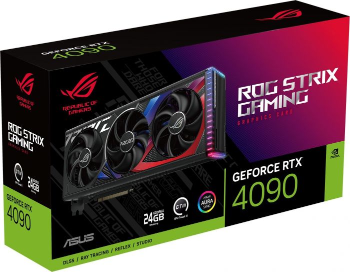 Відеокарта ASUS GeForce RTX 4090 24GB GDDR6X STRIX GAMING ROG-STRIX-RTX4090-24G-GAMING