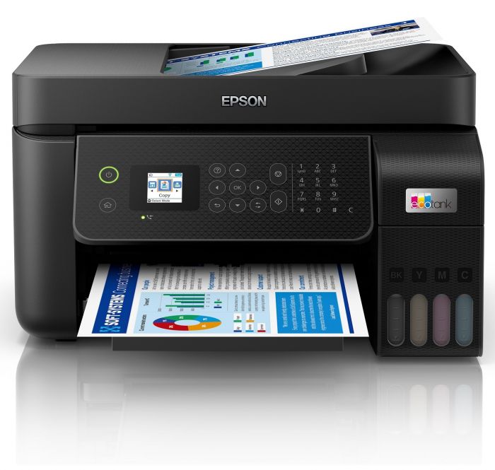 БФП ink color A4 Epson EcoTank L5290 33_15 ppm Fax ADF USB Ethernet Wi-Fi 4 inks