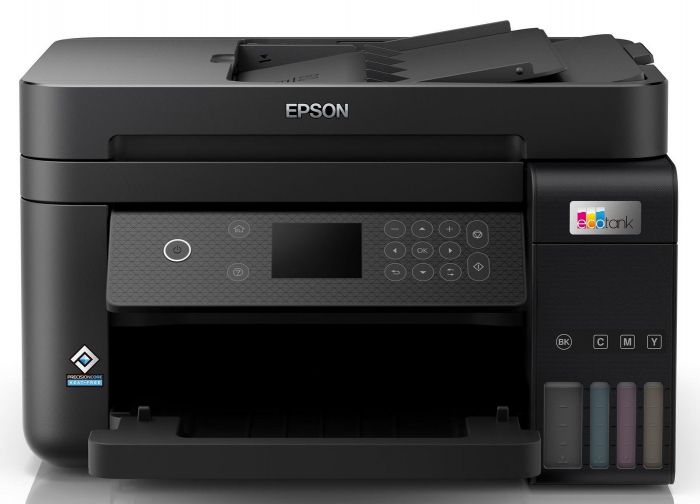 БФП ink color A4 Epson EcoTank L6270 33_20 ppm ADF Duplex USB Ethernet Wi-Fi 4 inks Black Pigment