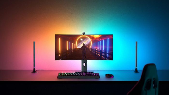 Набір адаптивного підсвічування Govee H604A DreamView G1 Pro Gaming Light 24-29', RGBIC, WI-FI/Bluetooth, чорний