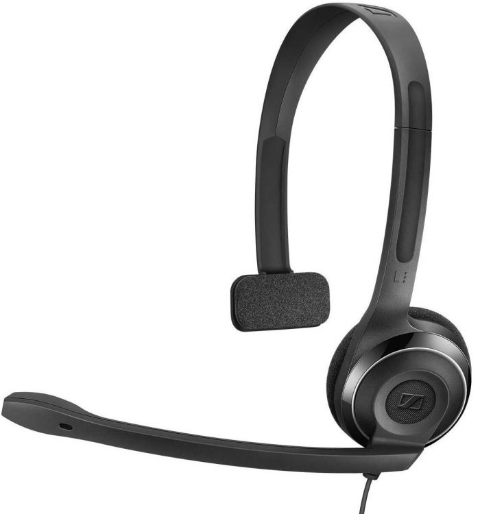 Гарнітура ПК моно On-Ear EPOS PC 7 Chat, USB, uni mic, 2м, чорний