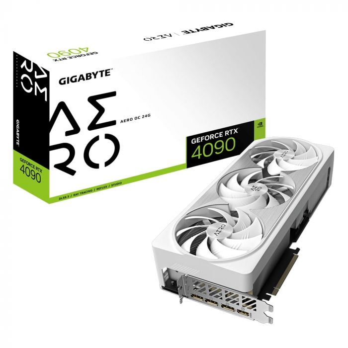 Відеокарта GIGABYTE GeForce RTX 4090 24GB GDDR6X AERO OC