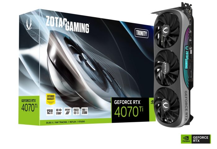 Відеокарта ZOTAC GeForce RTX 4070 Ti 12GB GDDR6X Trinity