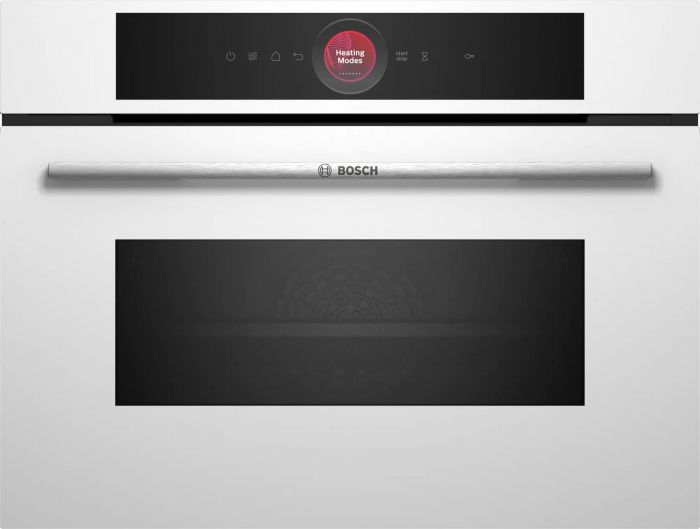 Духова шафа Bosch електрична компактна, 45л, A, дисплей, конвекція, ф-ція мікрохвиль, білий