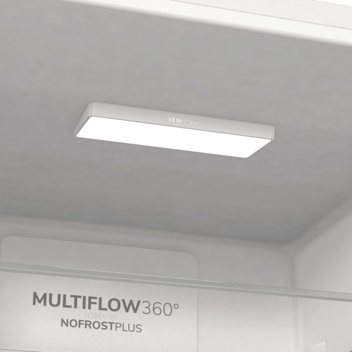 Холодильник з нижн. мороз. камерою Gorenje, 185х60х60см, 2 двері, 210(110)л, А++, Total NF, Зона св-ті, Зовн. Диспл,