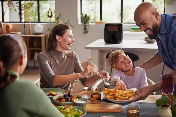 Мультипіч PHILIPS Airfryer 3000 Series XL, 1700Вт, чаша-5,6л, сенсорне керування, пластик, чорний