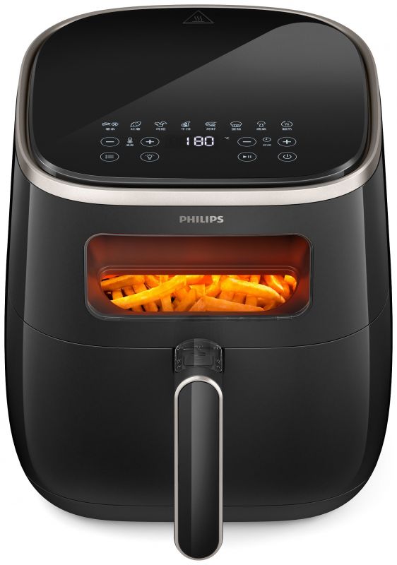 Мультипіч PHILIPS Airfryer 3000 Series XL, 1700Вт, чаша-5,6л, сенсорне керування, пластик, чорний