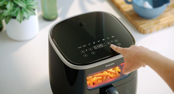 Мультипіч PHILIPS Airfryer 3000 Series XL, 1700Вт, чаша-5,6л, сенсорне керування, пластик, чорний